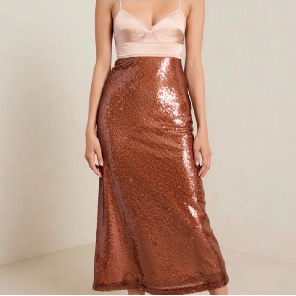 NWT ALC Gisele Sequin Midi Dress